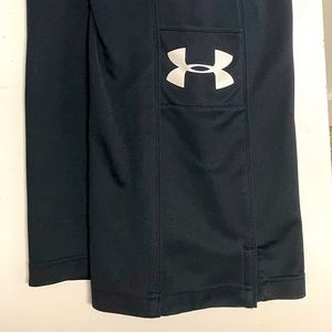 Under Armour Semi-Fitted Large Black Sweatpants